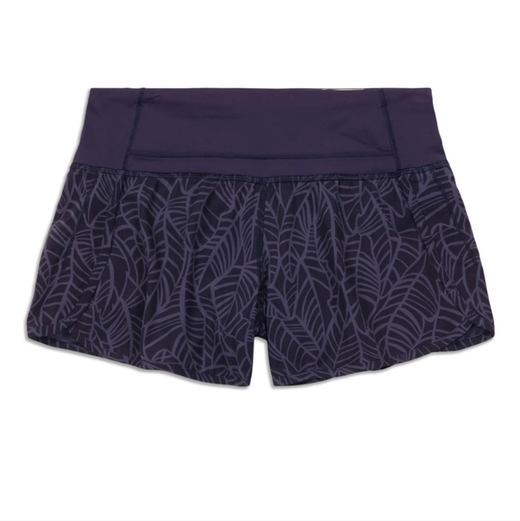 Lululemon Run Times Shorts pretty palm cadet greyvy/cadet blue - Picture 2 of 13
